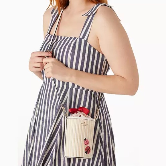 Kate Spade NWT Ladybug Cylinder Crossbody - Picture 6 of 12